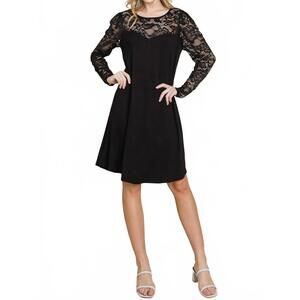 NEW EMERALD COLLECTION solid french terry rayon dress in emerald